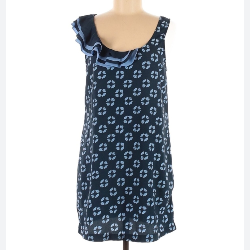 Odille Blue Mini Dress Sleeveless Sz 0 Women’s